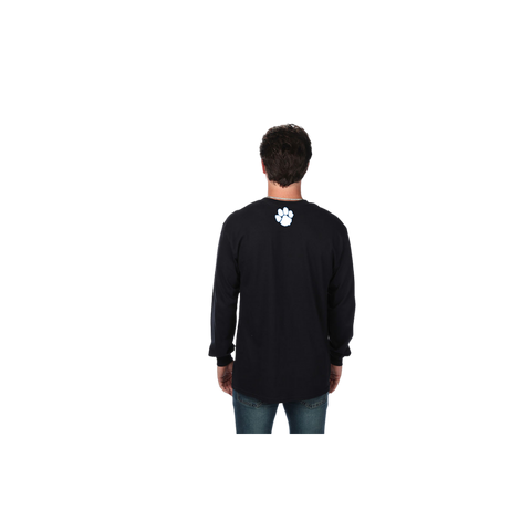 Cotton Long Sleeve Shirt with Claw Mark