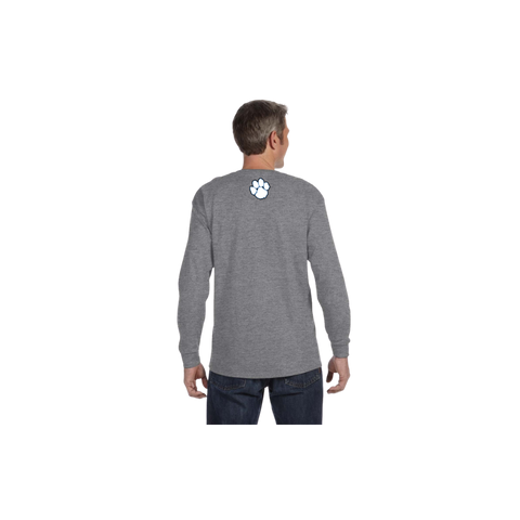 Cotton Long Sleeve Shirt with Claw Mark