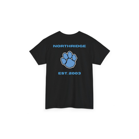 Cotton T shirt Est. 2003 with Paw