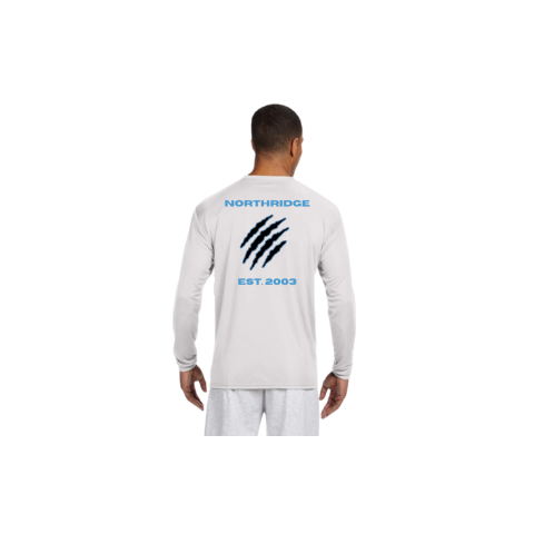 100% Polyester Long Sleeve Est. 2003 with Claw Mark