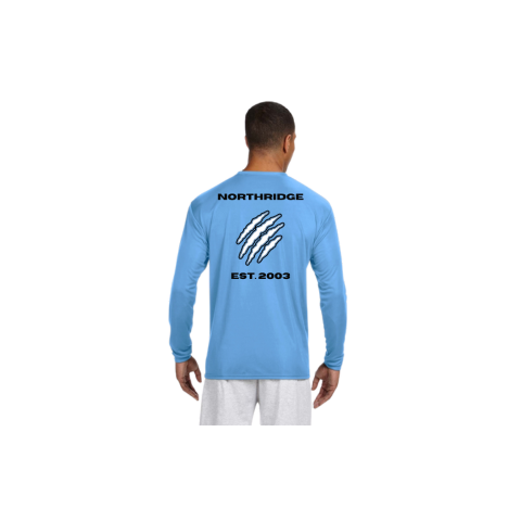 100% Polyester Long Sleeve Est. 2003 with Claw Mark