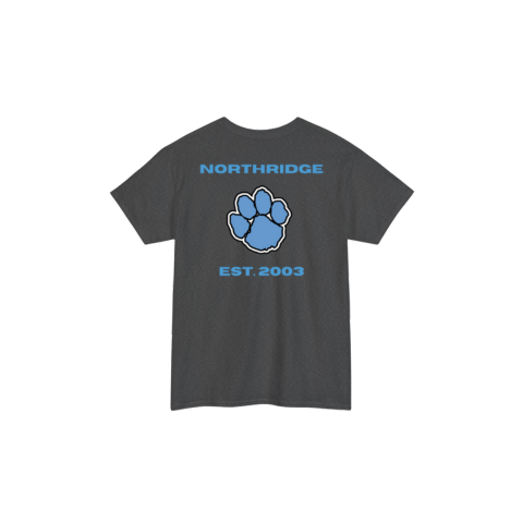 Cotton T shirt Est. 2003 with Paw