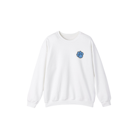 Embroidered Sweatshirt with Paw
