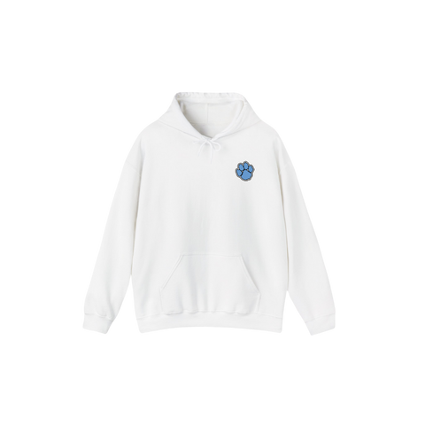 Embroidered Hoodie with Paw