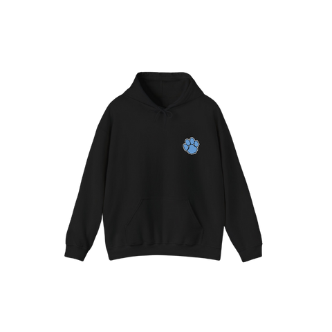 Embroidered Hoodie with Paw
