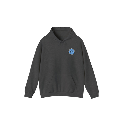 Embroidered Hoodie with Paw