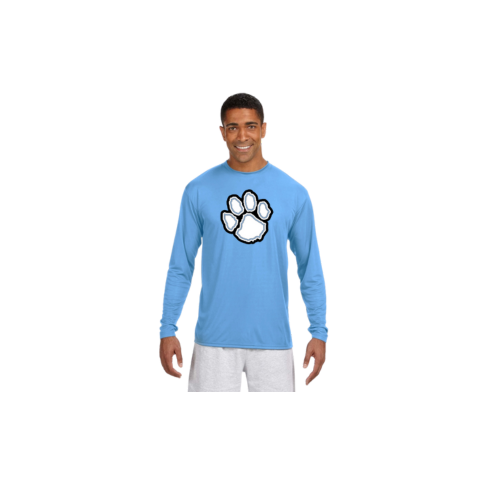 100% Polyester Long Sleeve with Paw