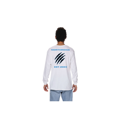 Cotton Long Sleeve Shirt Est. 2003 with Claw Mark