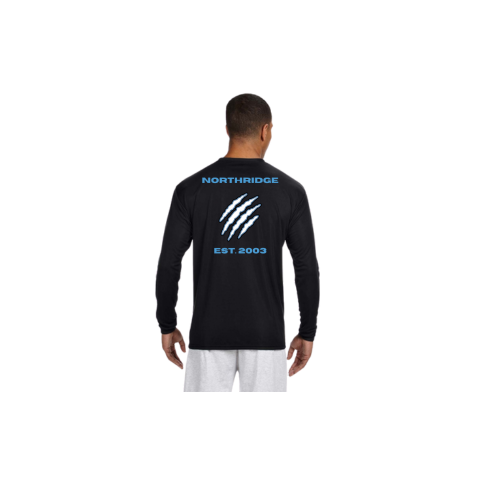 100% Polyester Long Sleeve Est. 2003 with Claw Mark