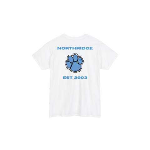Cotton T shirt Est. 2003 with Paw