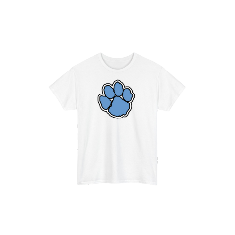 Cotton T Shirt with Paw